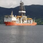 Deep Value Driller leaving Westcon Yard and preparing for the voyage to West Africa